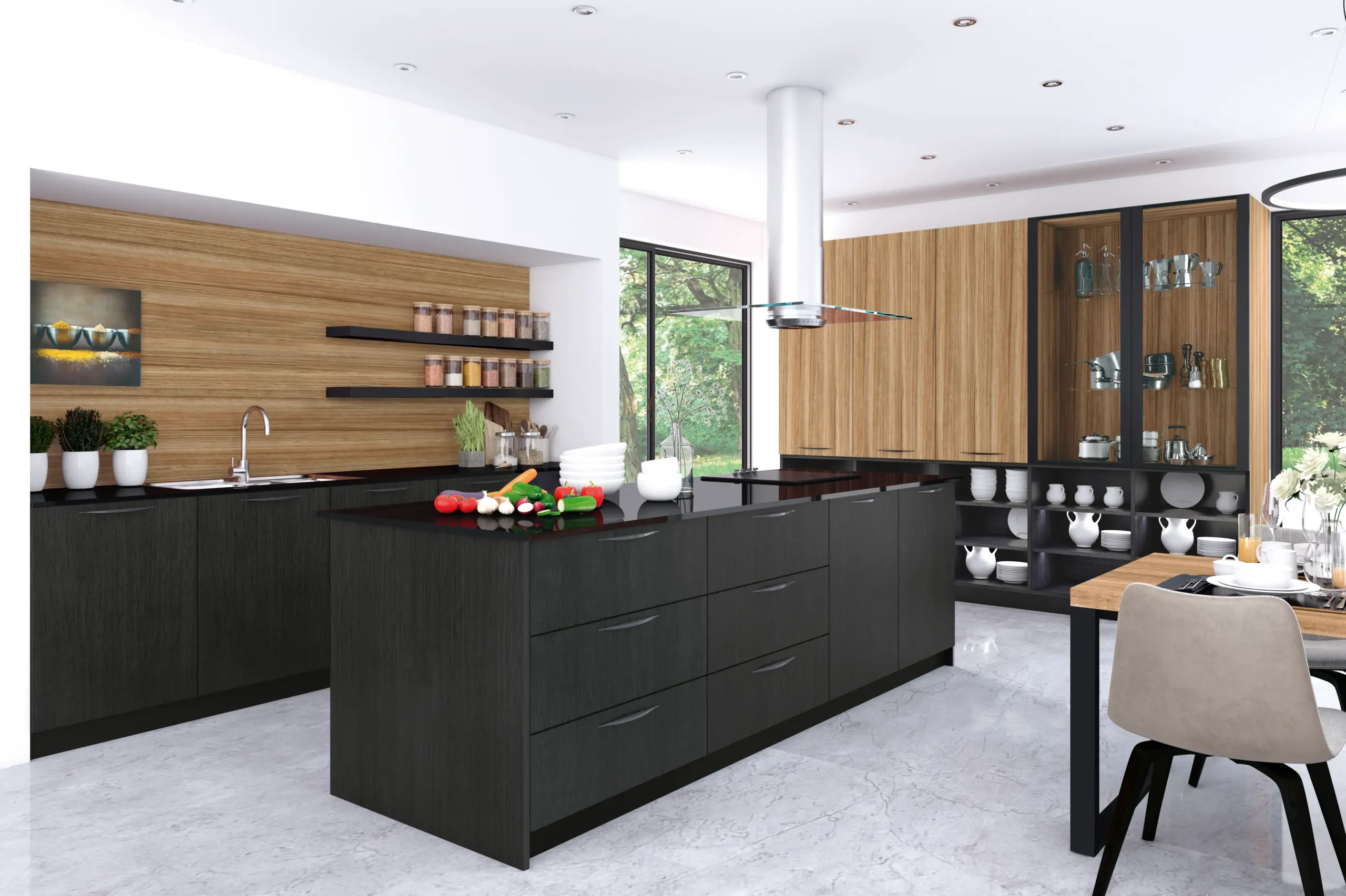 Cocina Slate Eucalipto y Cosmos Cocinas Requero